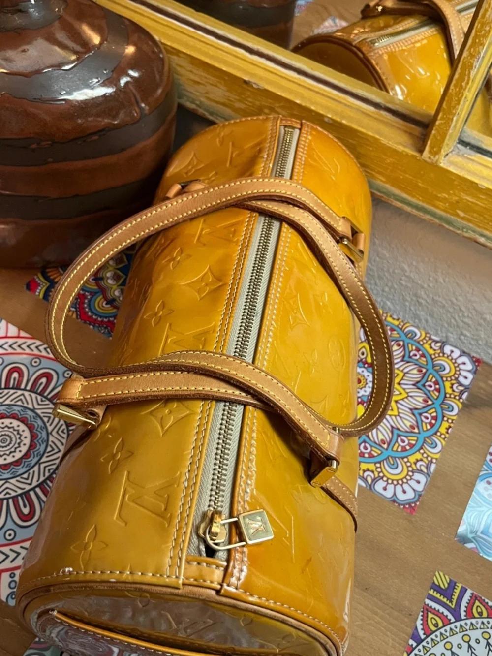 Louis Vuitton Vernis Papillon Pm Barrel Bag - Picture 2 of 14